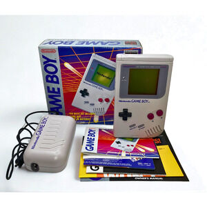 Nintendo Game Boy DMG-01 1992 New Open Box w/ Box Manual AC Adapter 045496710033